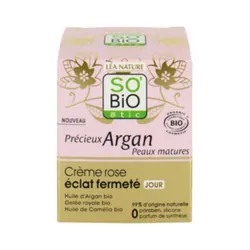 SO BiO Précieux Argan Crème Rose Éclat Fermeté Jour 50ML