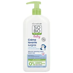 Léa Nature SO BIO étic Baby Crème Lavante Surgras Bio 500 ml