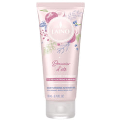 Laino Gel Douche Hydratant Douceur d'Été à la Pulpe de Pêche Blanche 200 ml