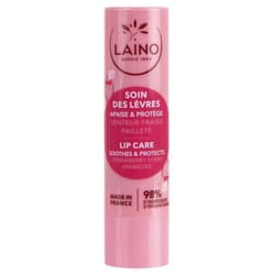 Laino Soin des Lèvres Stick 4 g - Senteur : Fraise Pailleté