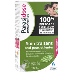 Parasidose Poux-Lentes Soin Traitant 100 ml