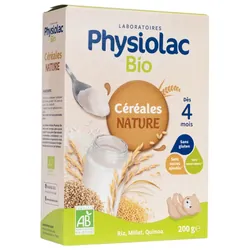 Physiolac Bio Céréales Dès 4 Mois 200 g