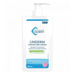 GILBERT LINIDERM LINIMENT OLEO CALCAIRE STABILISE POMPE 480ML