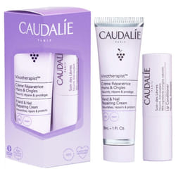 Caudalie Duo Vinotherapist Crème Réparatrice Mains et Ongles 30 ml + Soin des Lèvres 4,5 g