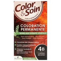 Les 3 Chênes Color & Soin Coloration Permanente - Coloration : Châtain Brownie : 4B