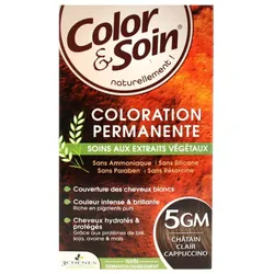 Les 3 Chênes Color & Soin Coloration Permanente - Coloration : Châtain Clair Capuccino : 5GM