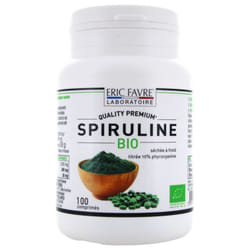 Spiruline Vegan Bio 100 Comprimes Eric Favre