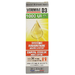 Vitamine D3 Compte Goutte 20ml Eric Favre