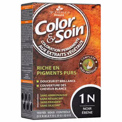 3 Chênes Color & Soin Coloration Permanente 1N - Noir Ébène 60ml
