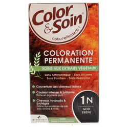 Les 3 Chênes Color & Soin Coloration Permanente - Coloration : Noir Ebène : 1N
