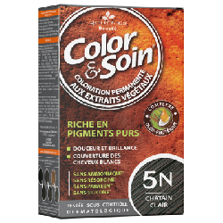 3 Chênes Color & Soin Coloration Permanente 5N - Châtain Clair 60ml