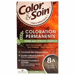 3 Chênes Color & Soin Coloration Permanente 8A - Blond Cendré 60ml