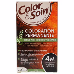 Les 3 Chênes Color & Soin Coloration Permanente - Coloration : Châtain Acajou : 4M