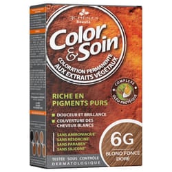 3 Chênes Color & Soin Coloration Permanente 6G - Blond Foncé Doré 60ml