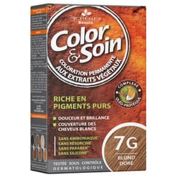 3 Chênes Color & Soin Coloration Permanente 7G - Blond Doré 60ml