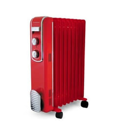 Thomson THBDH09VR appareil de chauffage Intérieure Rouge 2000 W Chauffage électrique à bain d’huile