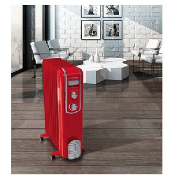 Thomson THBDH09VR appareil de chauffage Intérieure Rouge 2000 W Chauffage électrique à bain d’huile
