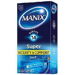 Manix Super 14 Préservatifs