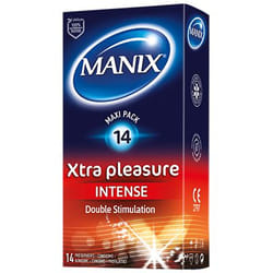Manix Xtra Pleasure Intense 14 Préservatifs