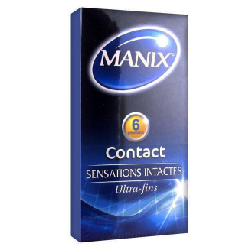 Manix Contact Intact Sensations 6 Préservatifs