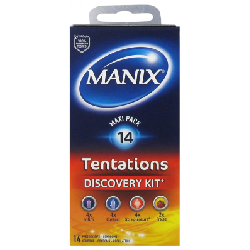 Manix Tentations Kit Découverte 14 Préservatifs