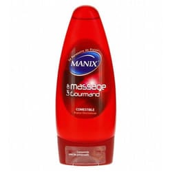 Gel Fraise Onctueuse 200ml Massage Gourmand Manix