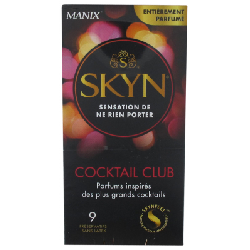 Préservatifs x9 Cocktail Club Parfums Inspirés des Plus Grands Cocktails Manix