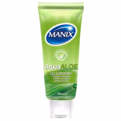 Manix Aqua Aloe Gel Lubrifiant Sensitif 80 ml