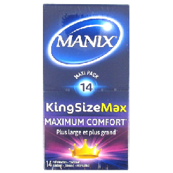 Manix King Size Max 14 Préservatifs