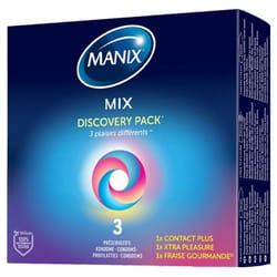 Manix Mix Discovery Pack 3 Préservatifs