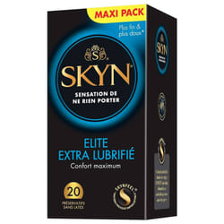 Skyn Elite Extra Lubrifié 20 Préservatifs
