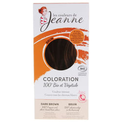 Les couleurs de Jeanne Coloration 100% Végétale Bio - Couleur : Brun