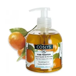 Savon liquide de marseille mandarine bio 300ml Mains et corps Coslys