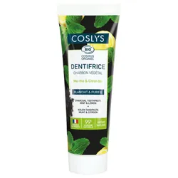 Coslys Dentifrice Charbon Végétal Bio 100 g