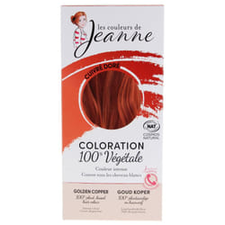 Les couleurs de Jeanne Coloration 100% Végétale Bio - Couleur : Cuivré Doré