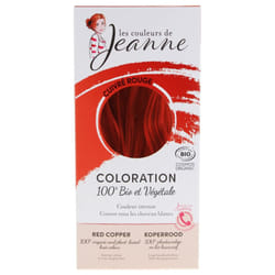 Les couleurs de Jeanne Coloration 100% Végétale Bio - Couleur : Cuivré Rouge