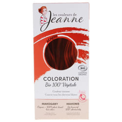 Les couleurs de Jeanne Coloration 100% Végétale Bio - Couleur : Acajou