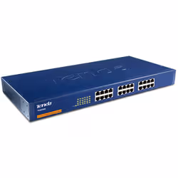 Tenda TEH2400M commutateur réseau Non-géré Fast Ethernet (10/100) Bleu - Vue supplémentaire 2
