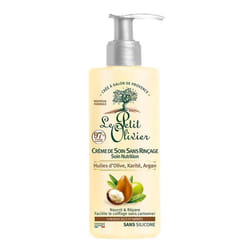 Le Petit Olivier Crème de Soin sans Rinçage Nutritive à l'Huile d'Olive, Karité, Argan - Cheveux Secs & Abîmes -200ml