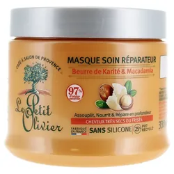 Le Petit Olivier Masque Soin Réparateur Beurre de Karité & Macadamia 330 ml