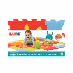 LUDI Tapis en Mousse - Touch - Animaux - Vue supplémentaire 2