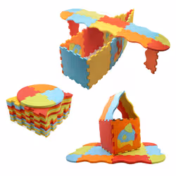 LUDI Tapis en Mousse - Touch - Animaux - Vue supplémentaire 3