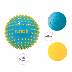 LUDI BALLES SENSORIELLES Bleues par 3 - Vue supplémentaire 8