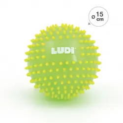LUDI Balle Massage Bicolore (Display 18Pcs)