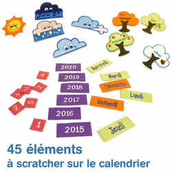 JBM Calendrier Basic - Bleu - Vue supplémentaire 4