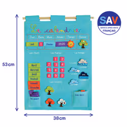 JBM Calendrier Basic - Bleu - Vue supplémentaire 5