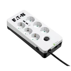 Eaton PB6TUD protection surtension Noir, Blanc 6 sortie(s) CA 220 - 250 V 1,5 m