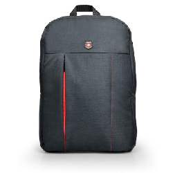 Port Designs Portland sac à dos Lin, Polyester Noir, Rouge
