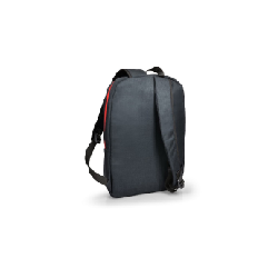 Port Designs Portland sac à dos Lin, Polyester Noir, Rouge