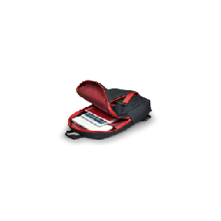 Port Designs Portland sac à dos Lin, Polyester Noir, Rouge